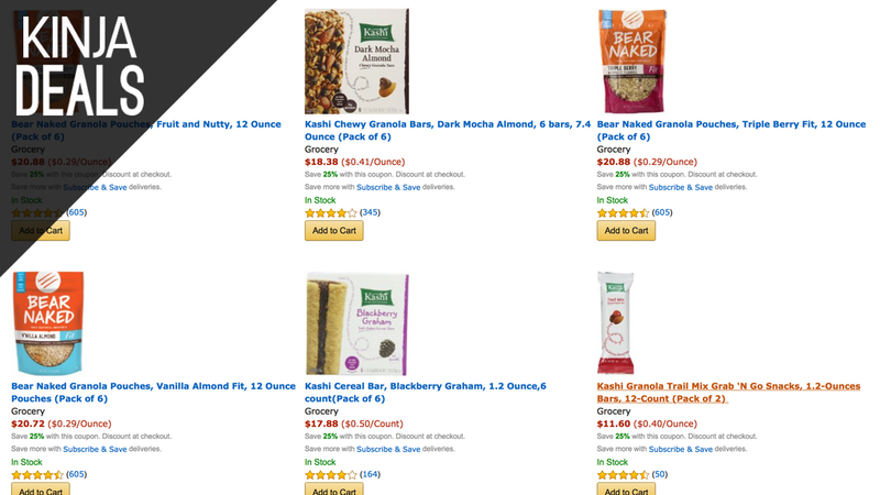 Illustration for article titled Sunday's Best Deals: Chef's Knife, Latex Pillows, Granola, and More